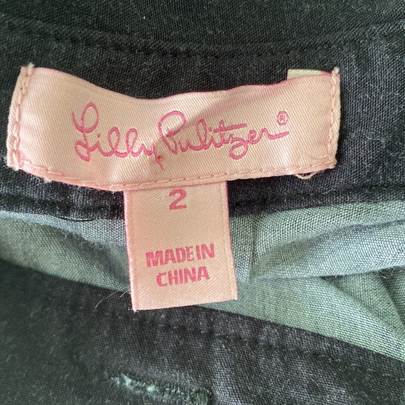 Lilly Pulitzer Elexa Palm Crazy Printed Rayon Tunic Shift Shirt Dress - 2 - Picture 10 of 13